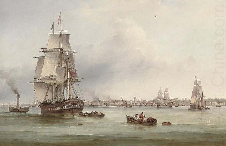 Samuel Walters The three-masted merchantman china oil painting image